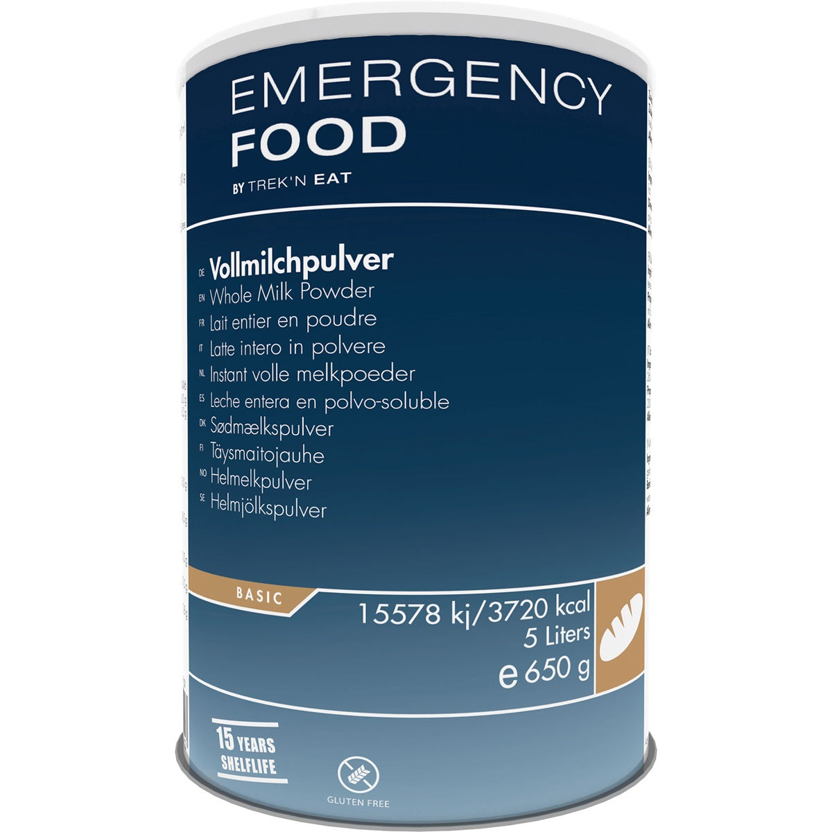 Trek'n Eat Emergency Food Whole Milk Powder - Instant
