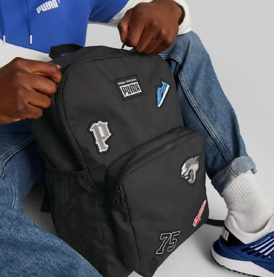 Puma Unisex Patch Rygsæk Sort