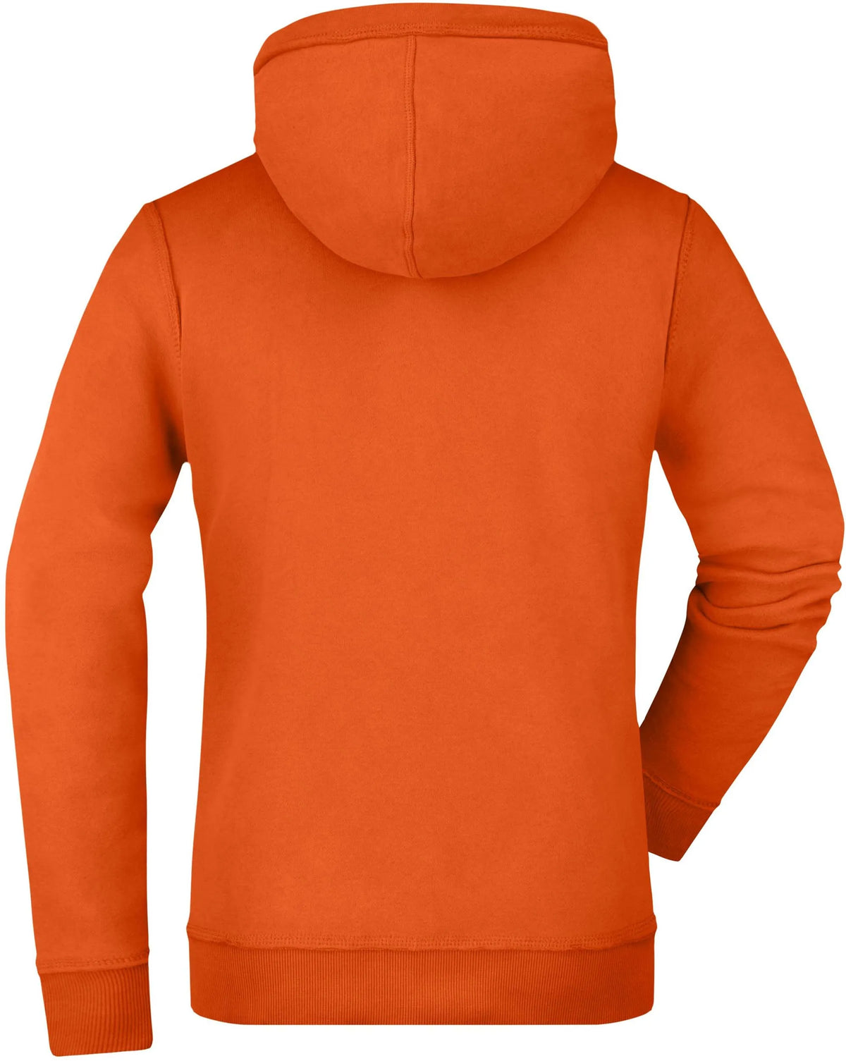Moletom feminino James & Nicholson Vintage com capuz laranja