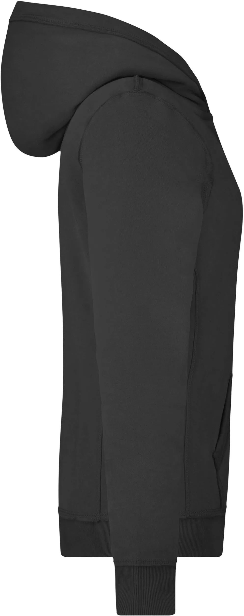 Sudadera Mujer James & Nicholson Vintage Hoody Negro