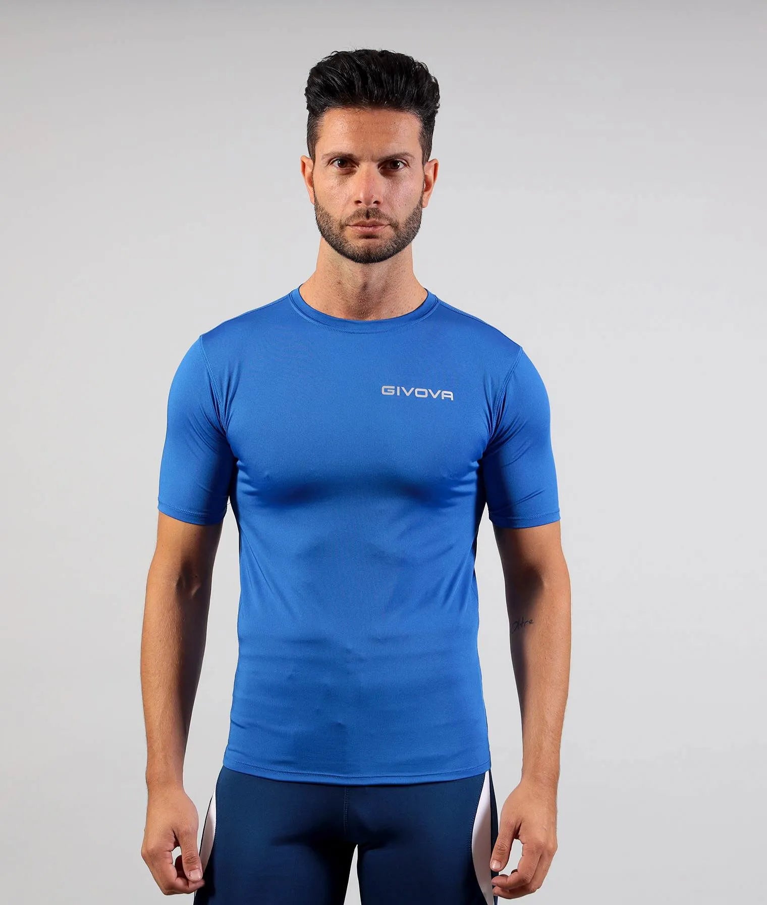 Maglietta sportiva da uomo Givova Corpus 2 Blu 2xl