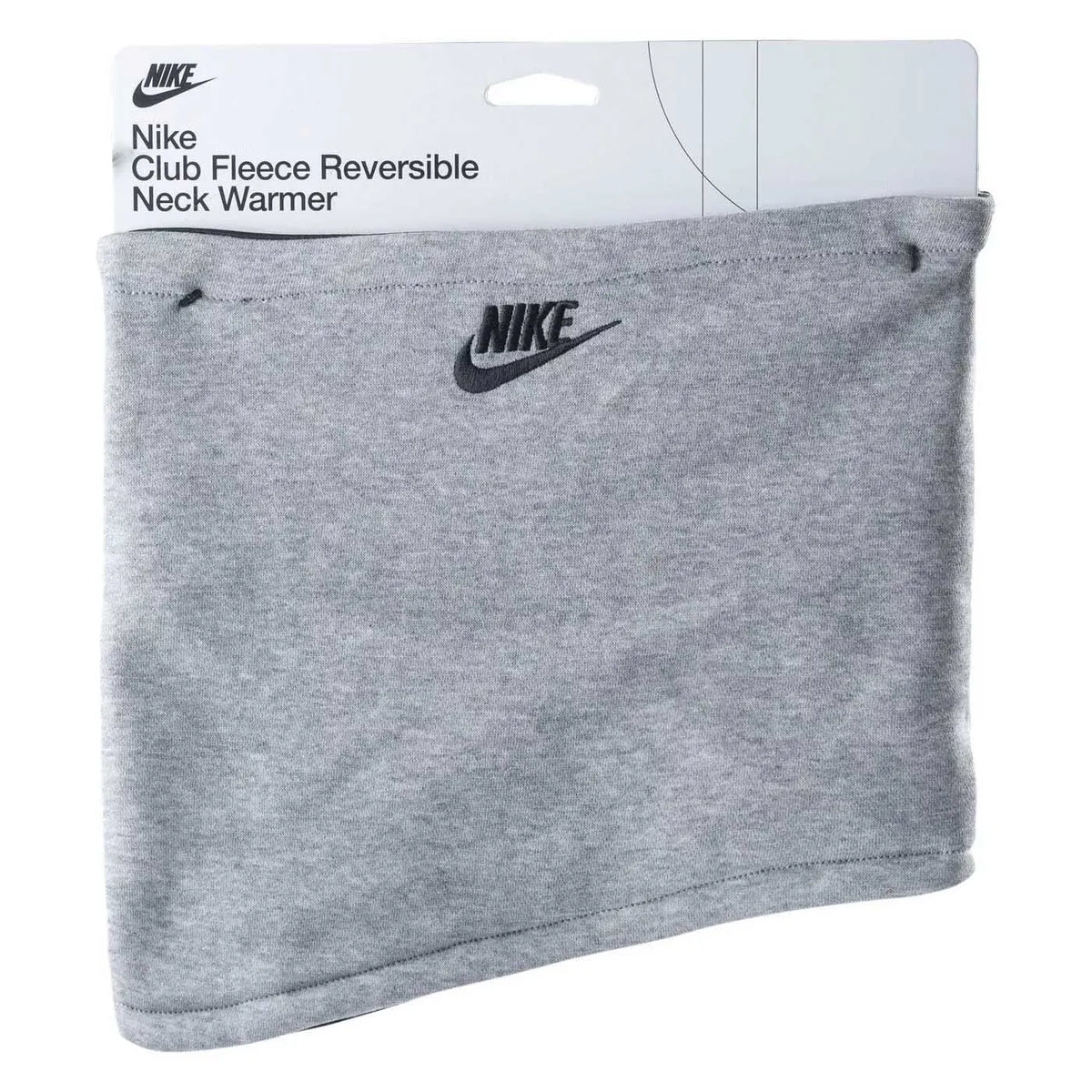 Dwustronny ocieplacz na szyję Nike Dwustronny polar Szaro-czarny Czarny/szary