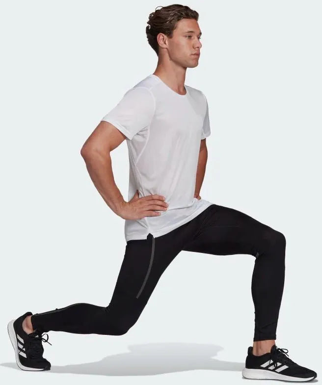 Herren-Lauf-Leggings Adidas Men Tight Saturday Schwarz 2xl