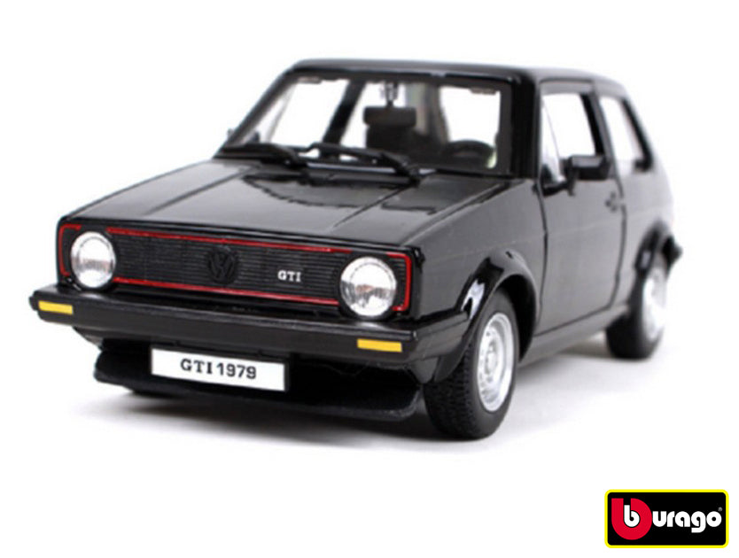 Bburago 1:24 Volkswagen Golf Mk1 Gti Svart 18-21089