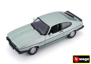 Bburago 1:24 Plus Ford Capri 1982 ljusgrön