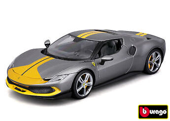 Bburago 1:18 Ferrari 296 Gtb Assetto Fiorano - Cinza