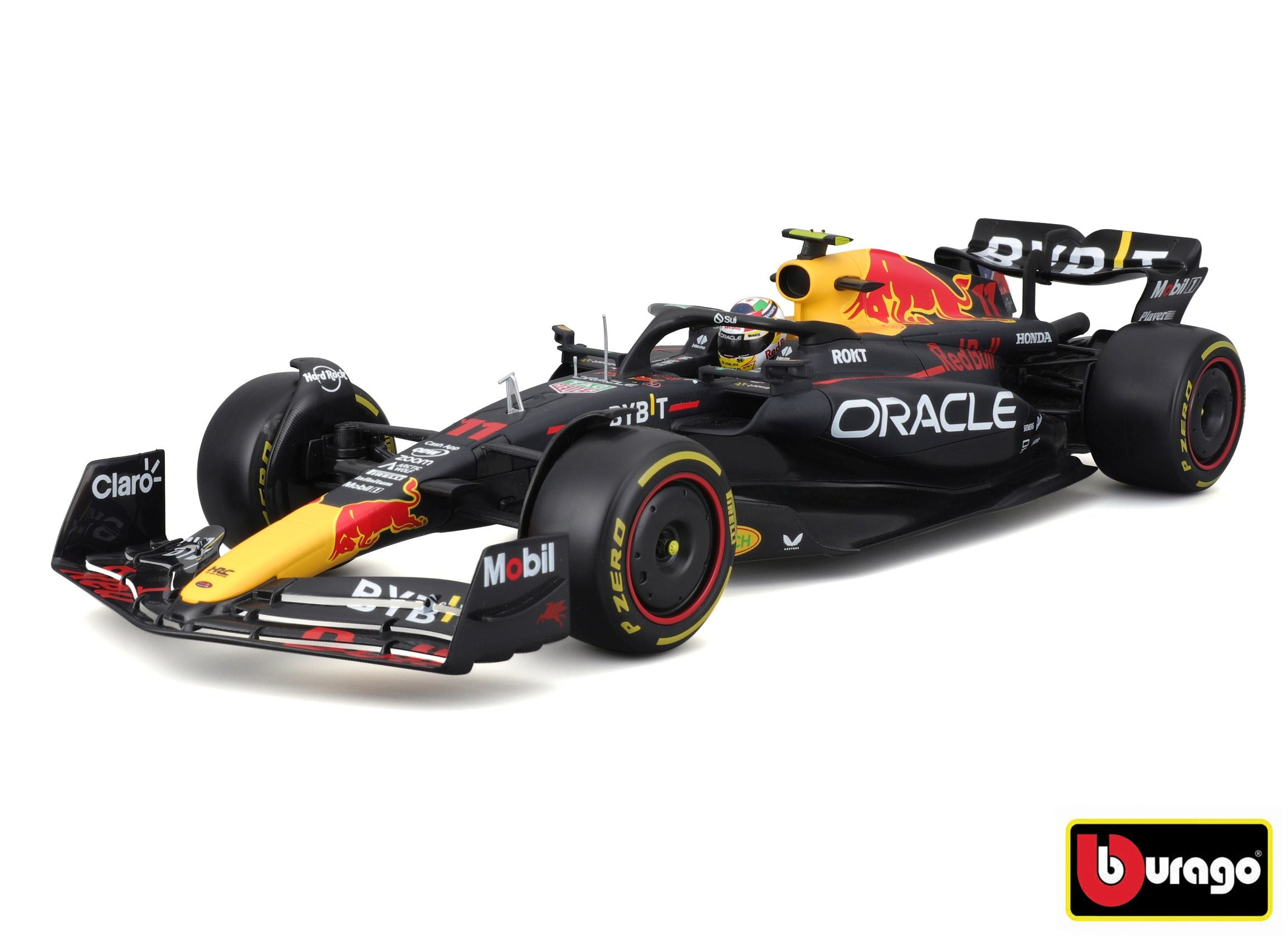 Bburago 1:18 Fórmula F1 Oracle Red Bull Racing Rb19 (2023) Nr.11 Sergio Pérez com piloto