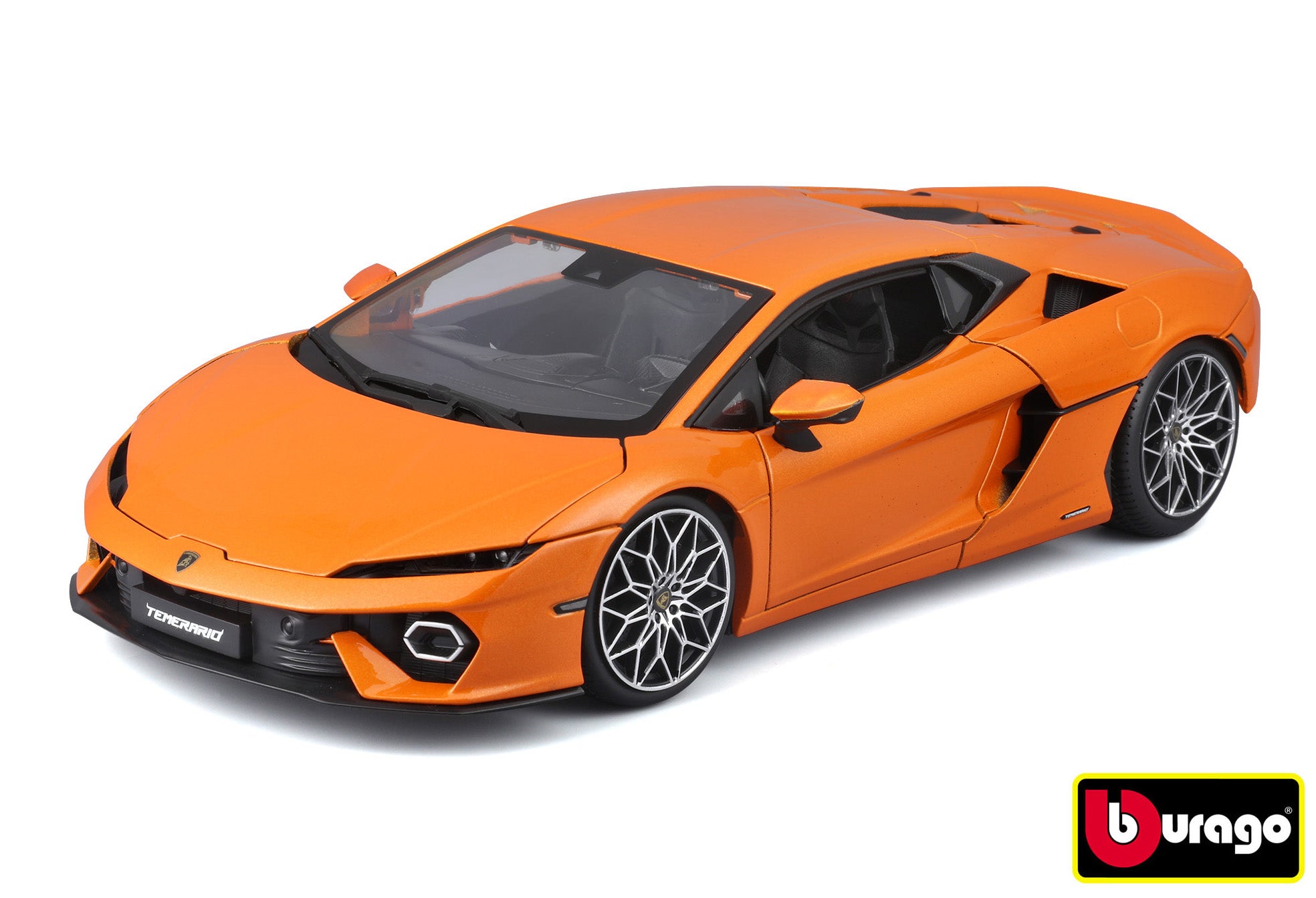 Bburago 1:18 Top - Lamborghini Temerario - Orange