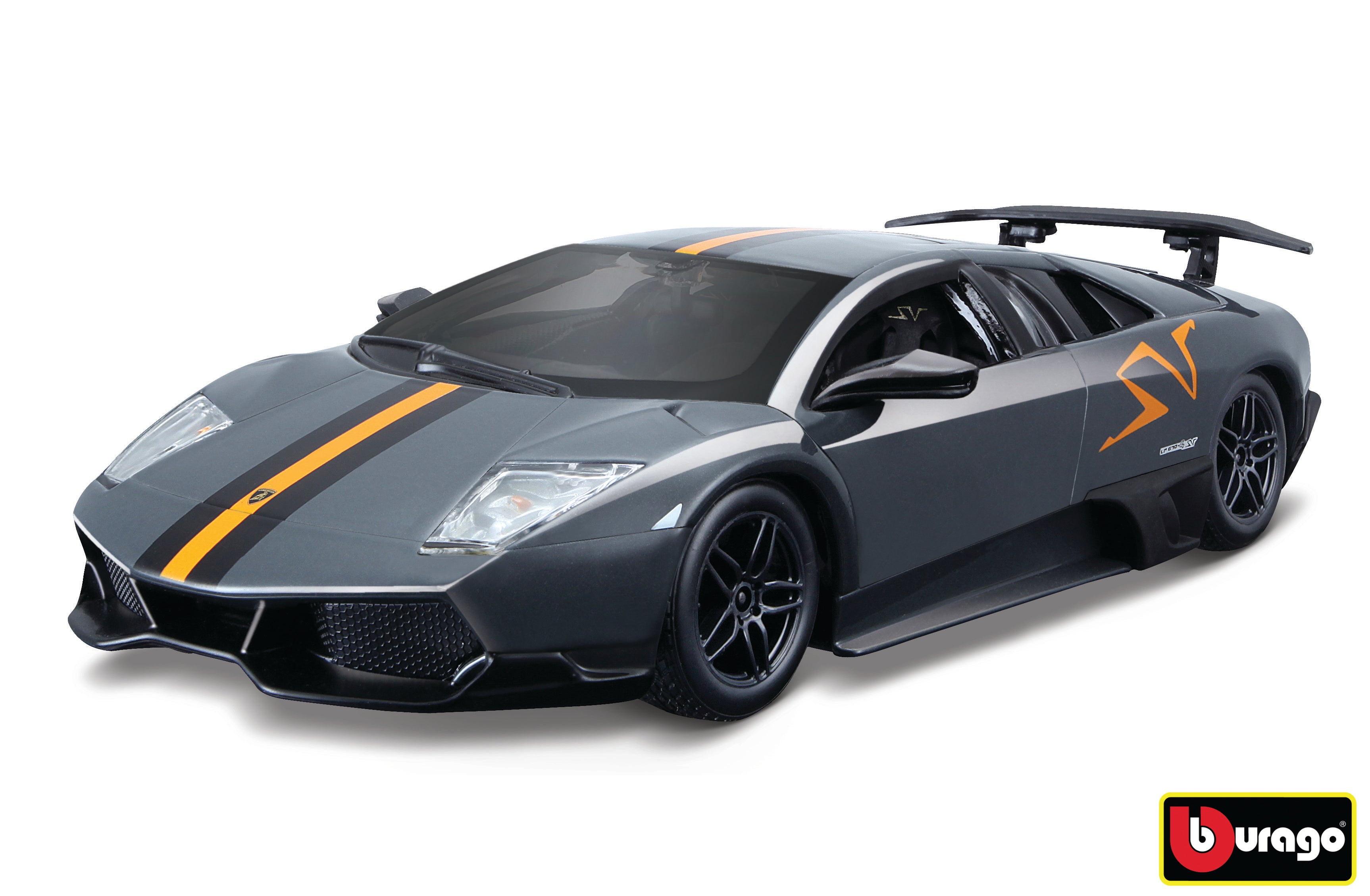 Bburago 1:24 Lamborghini Murcielago Lp 670-4 Sv kovově šedá