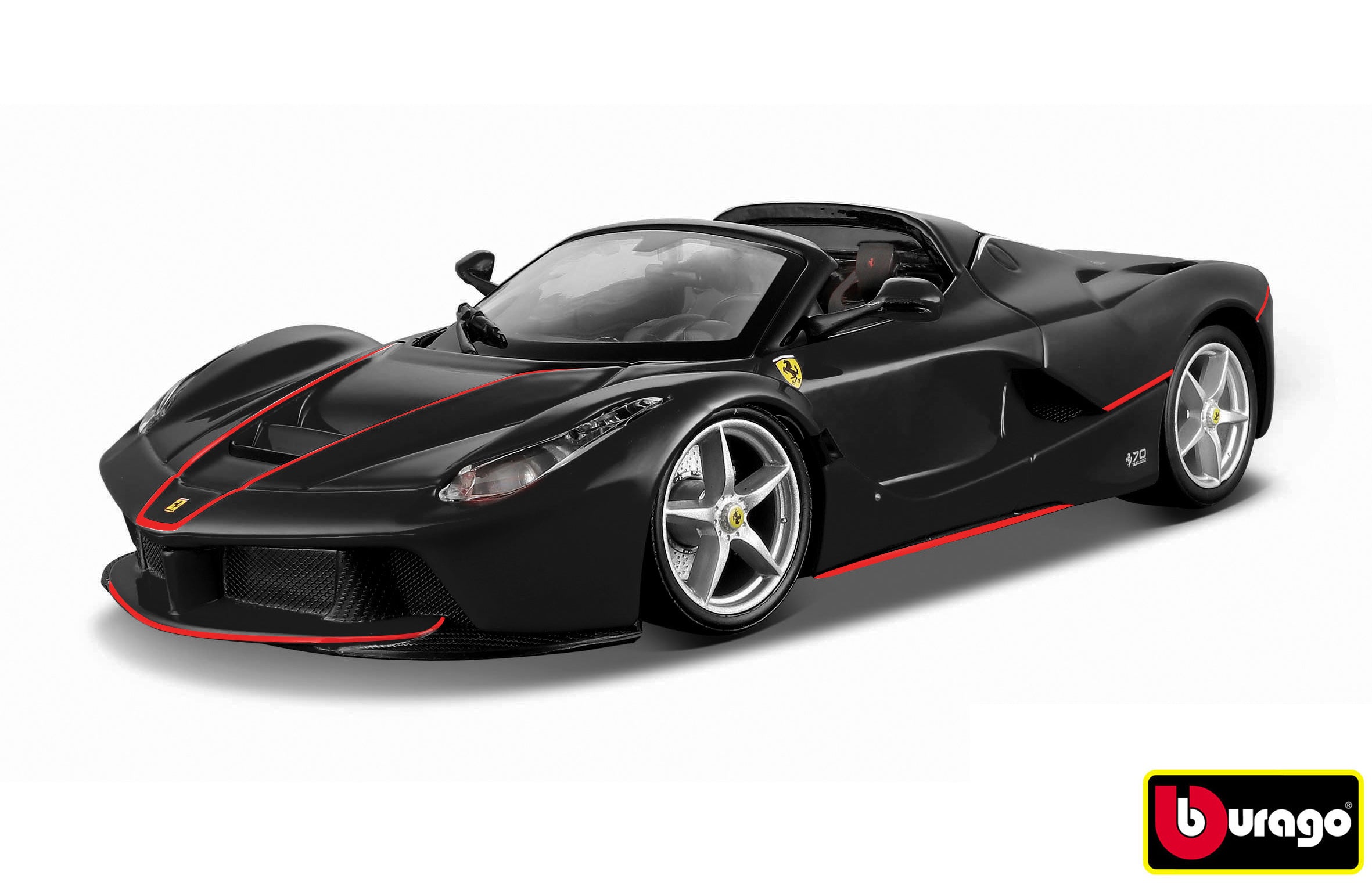 Bburago 1:24 La Ferrari Aperta Black
