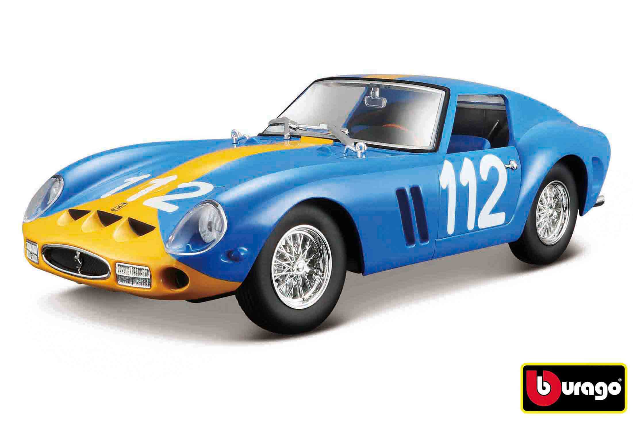Bburago 1:24 Ferrari Racing Model Kit - 250 Gto Nr.112 Blue