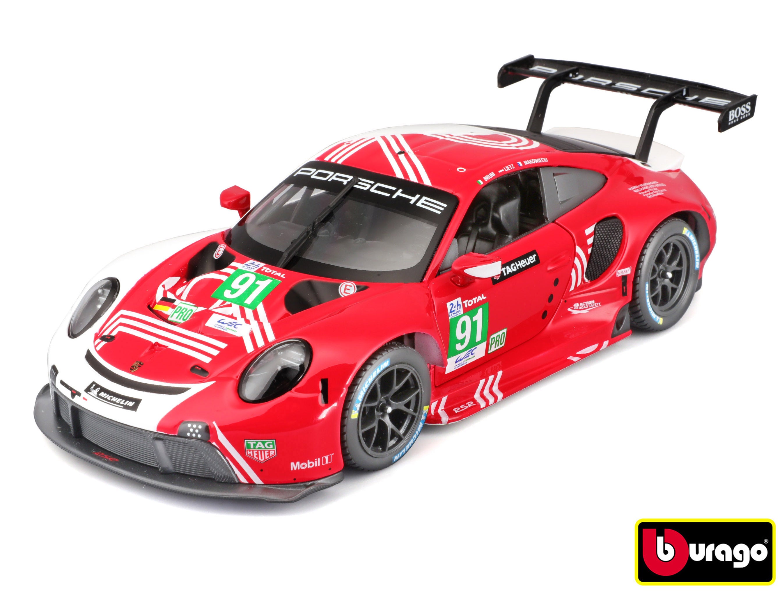 Bburago 1:24 Race Porsche 911 Rsr Lm 2020