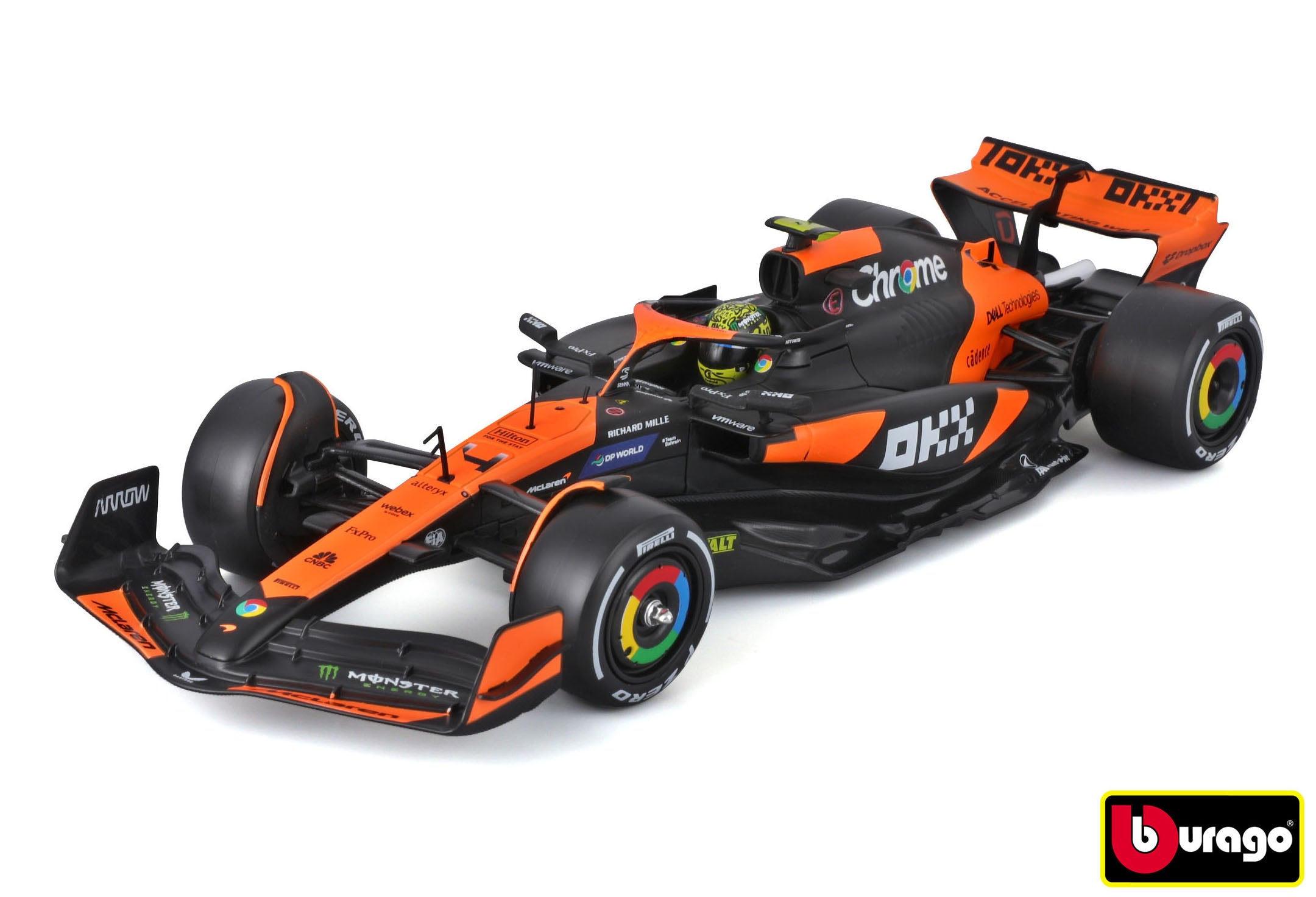 Bburago 1:24 Race Formula F1 Model-kit - Mclaren F1 Team Mcl38 (2024) #4 (lando Norris)