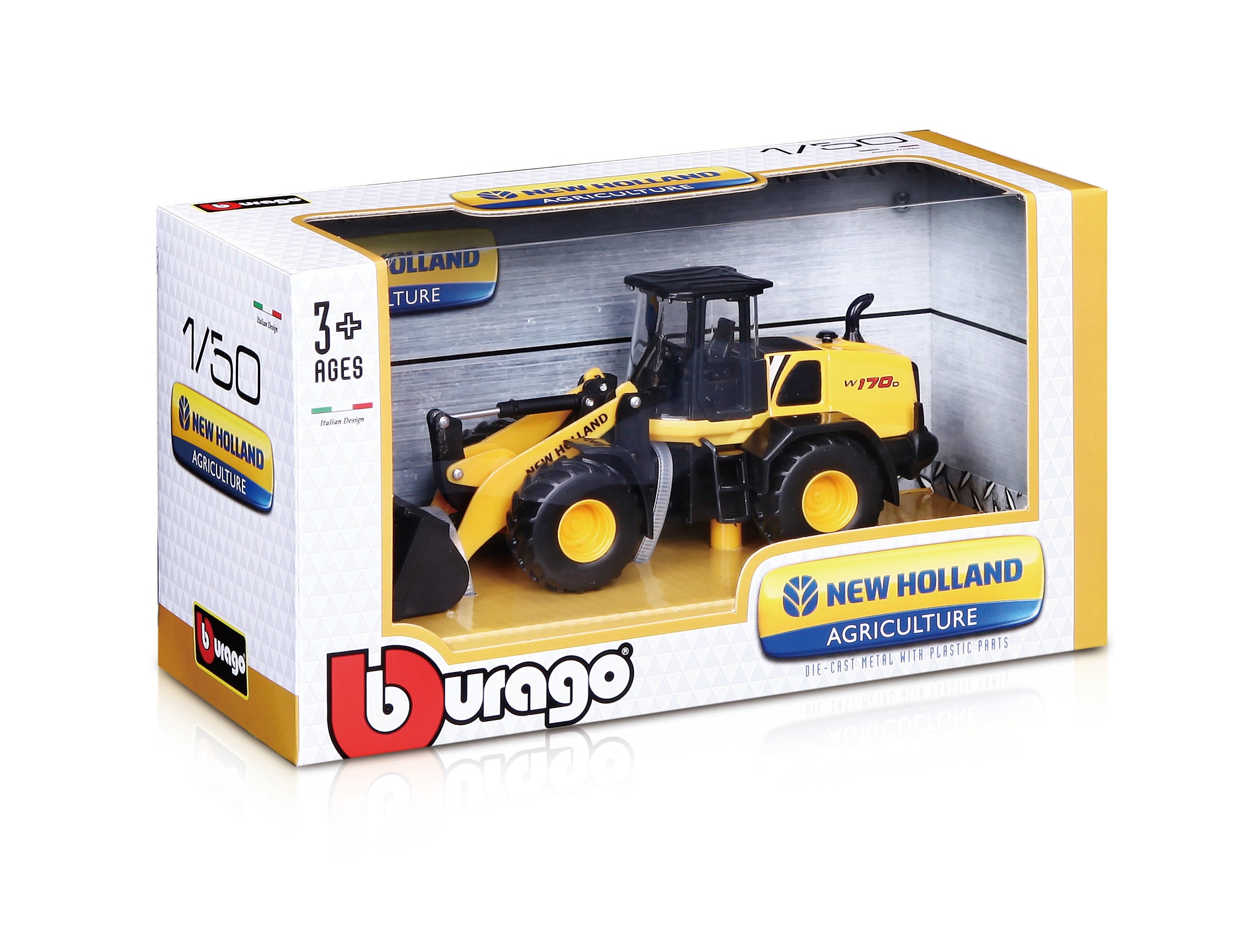 Modell 1:50 New Holland W170d 3 typer