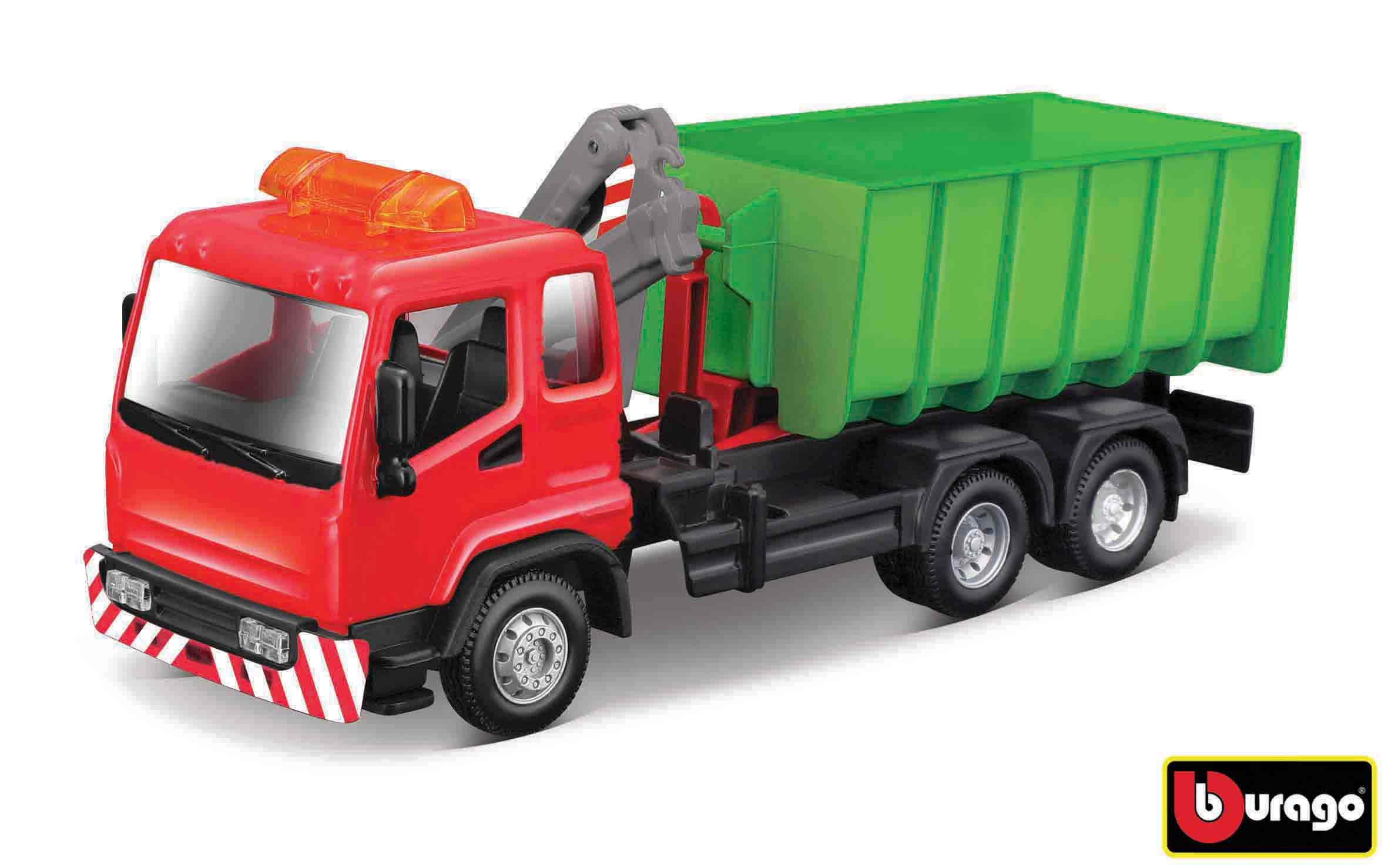 Bburago 1:43 Servisní vozidlo Hákový zdvihák a jeřáb