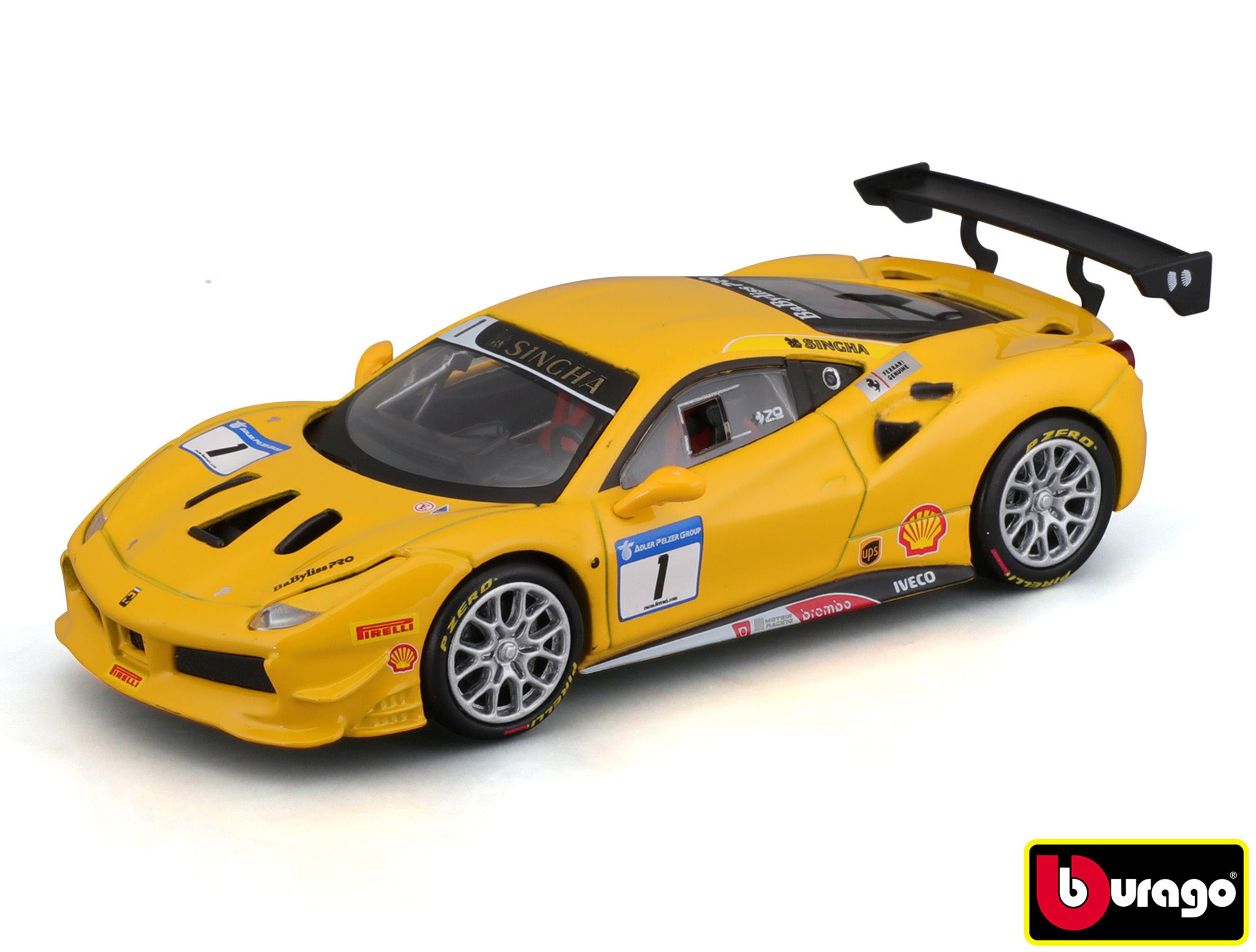 Bburago 1:43 Ferrari Racing 488 Challenge 2017