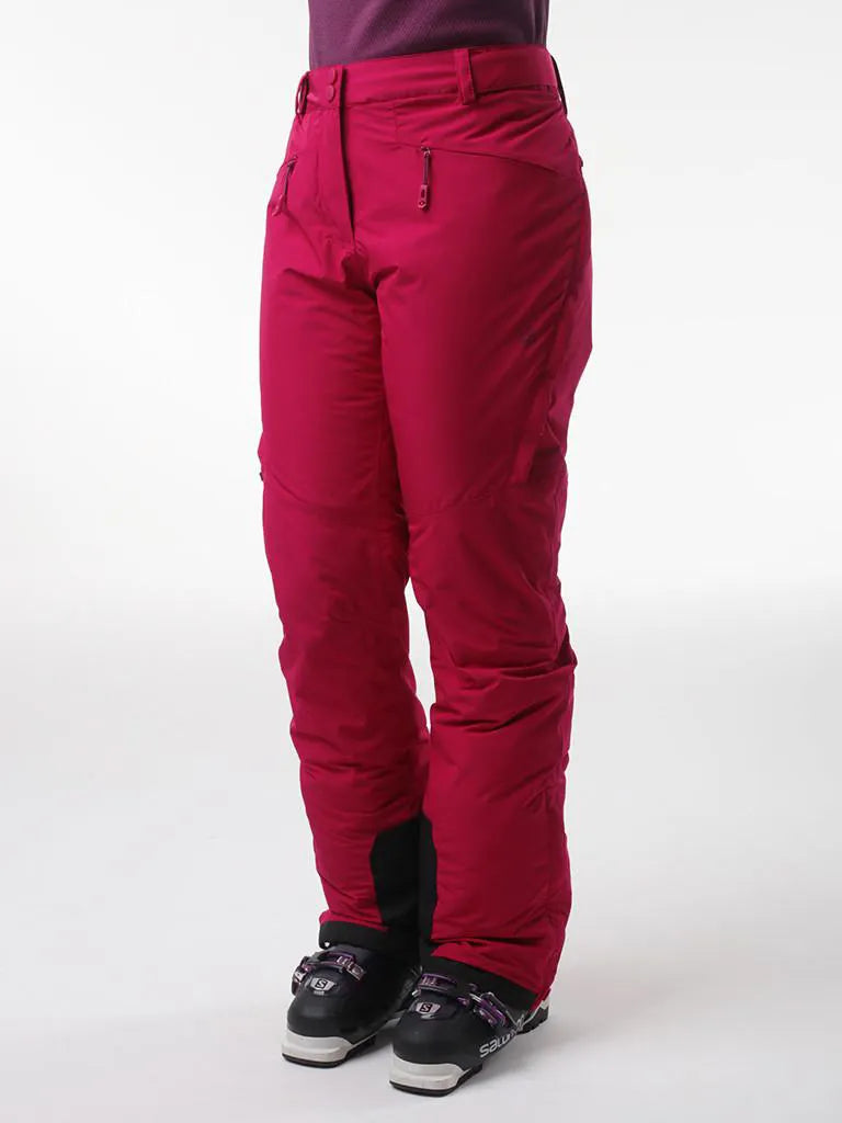 Calça de esqui feminina loap olka rosa s