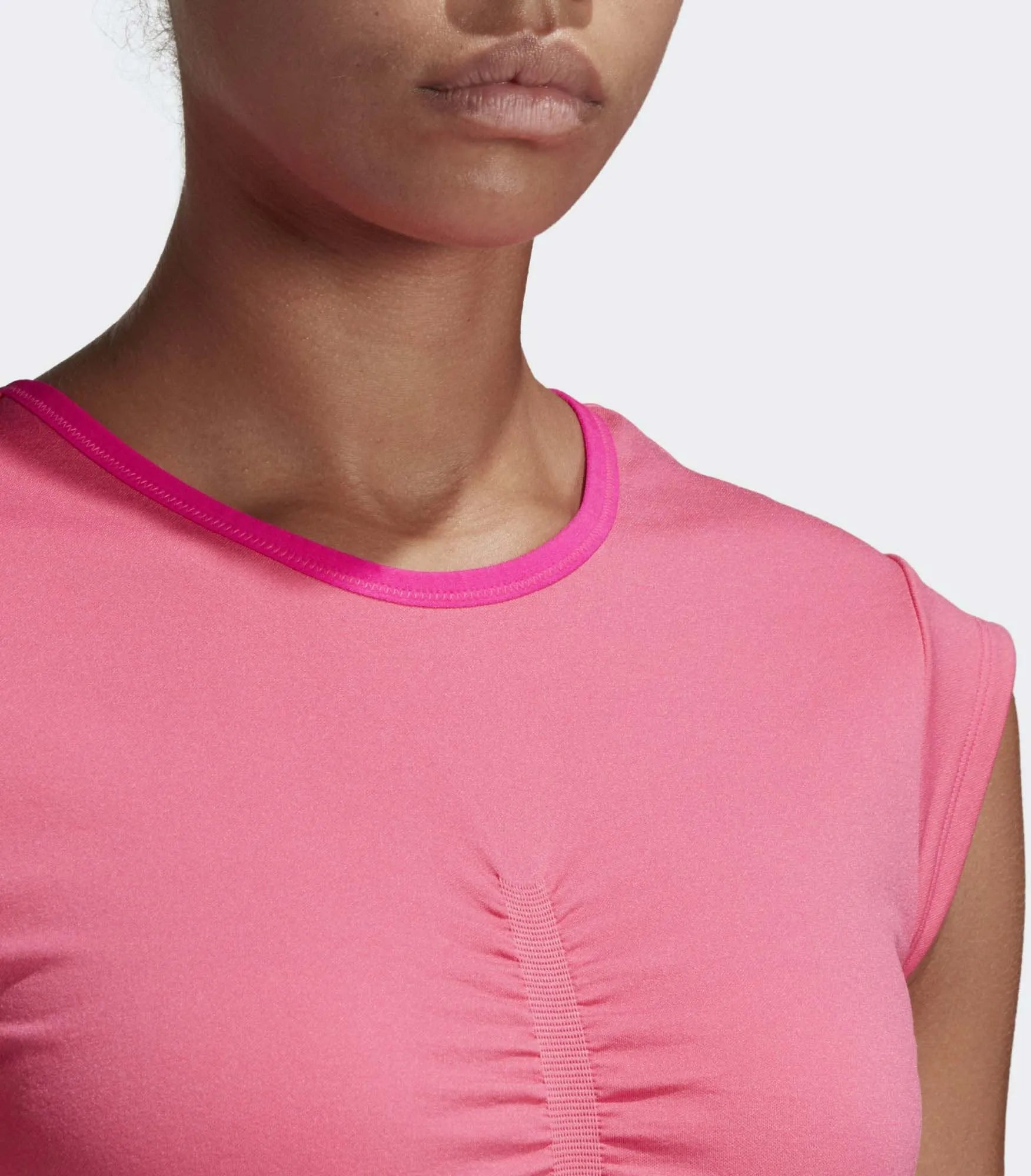 Damska koszulka tenisowa Adidas Stella McCartney w kolorze różowym