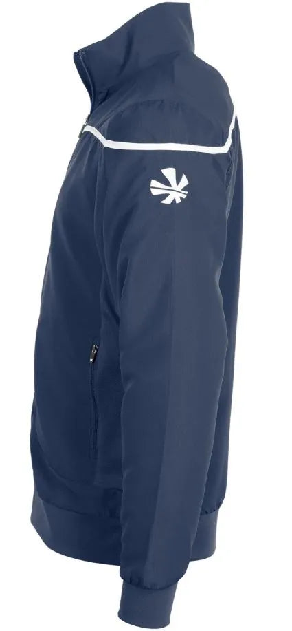 Heren reece varsityjack marine-wit blauw s