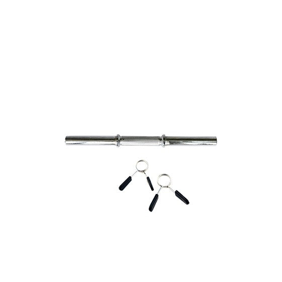 Dumbbell Bar 36cm With Collars Spring