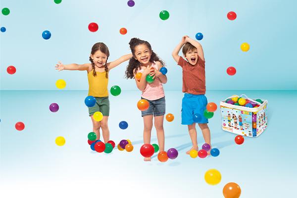 Bolas Divertidas Intex | Ø 8 Cm - 100 Piezas