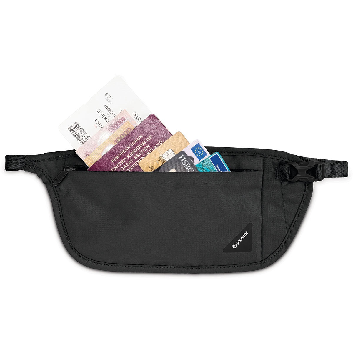 Pacsafe Coversafe V100 Waist Wallet Black