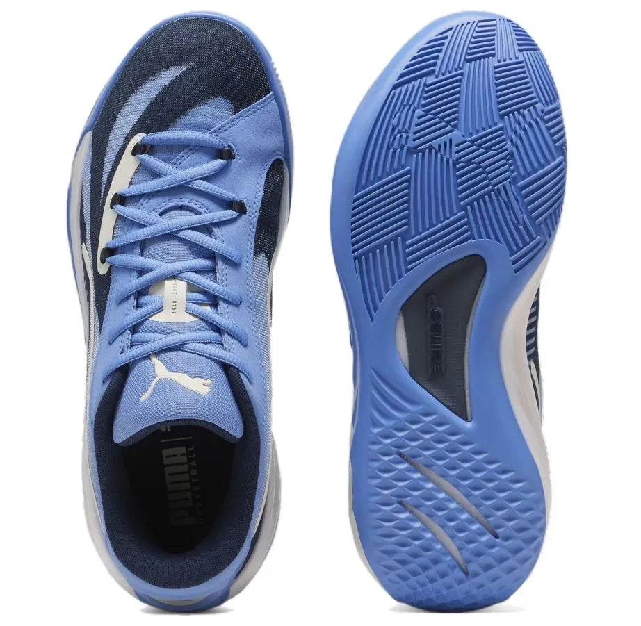 Sapatos internos puma men all pro nitro sneaker azul 38.5