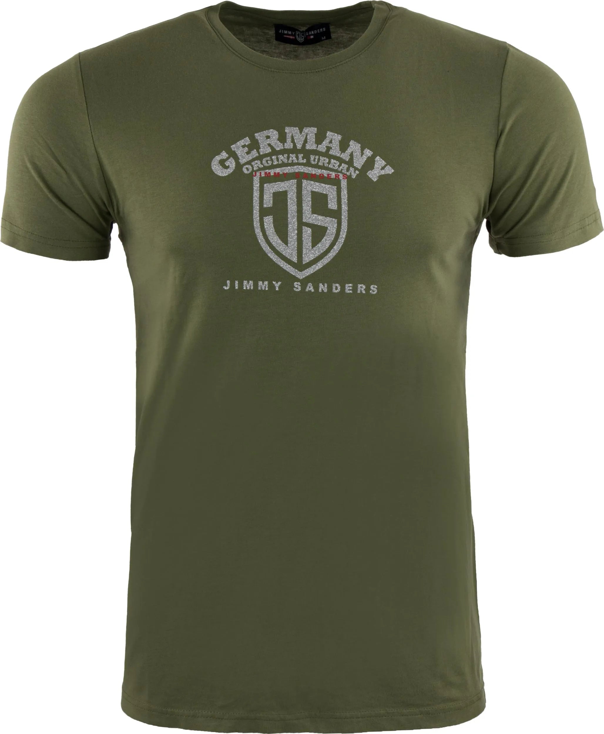Camiseta masculina Jimmy Sanders Yuri Khaki verde