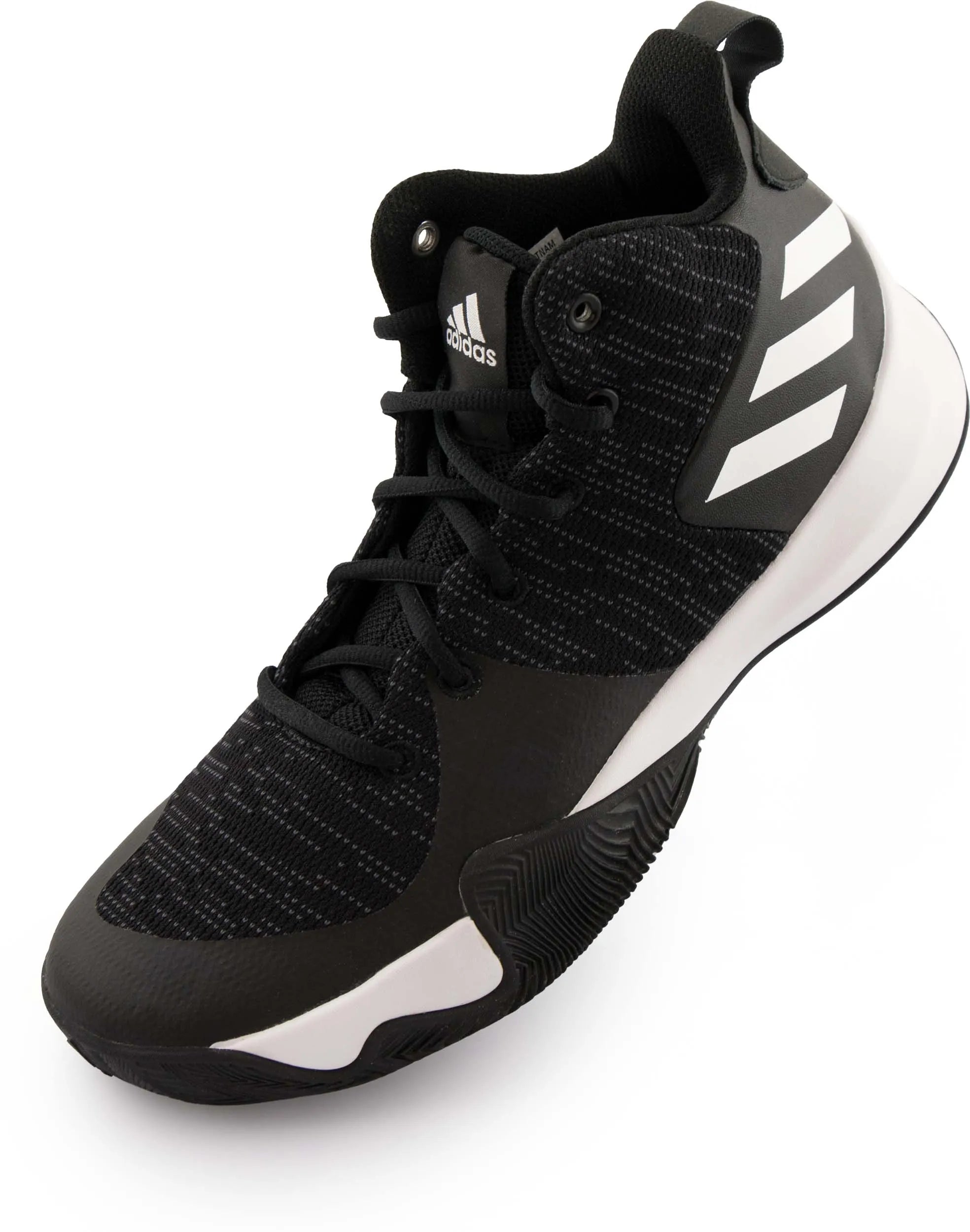 Adidas heren explosieve flash zwart-carbon-wit zwart 44