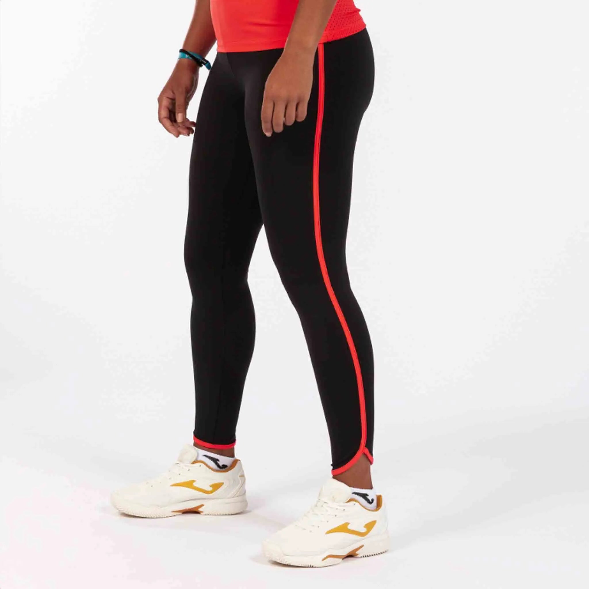 Leggings de mujer joma combi torneo negro coral negro s