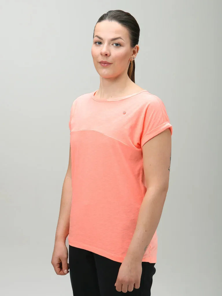 Camiseta feminina Loap Blavekarka laranja laranja