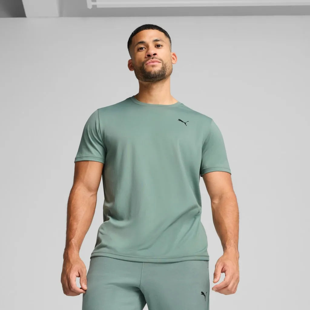 Puma Ess Solid Cat Tee Homme Vert