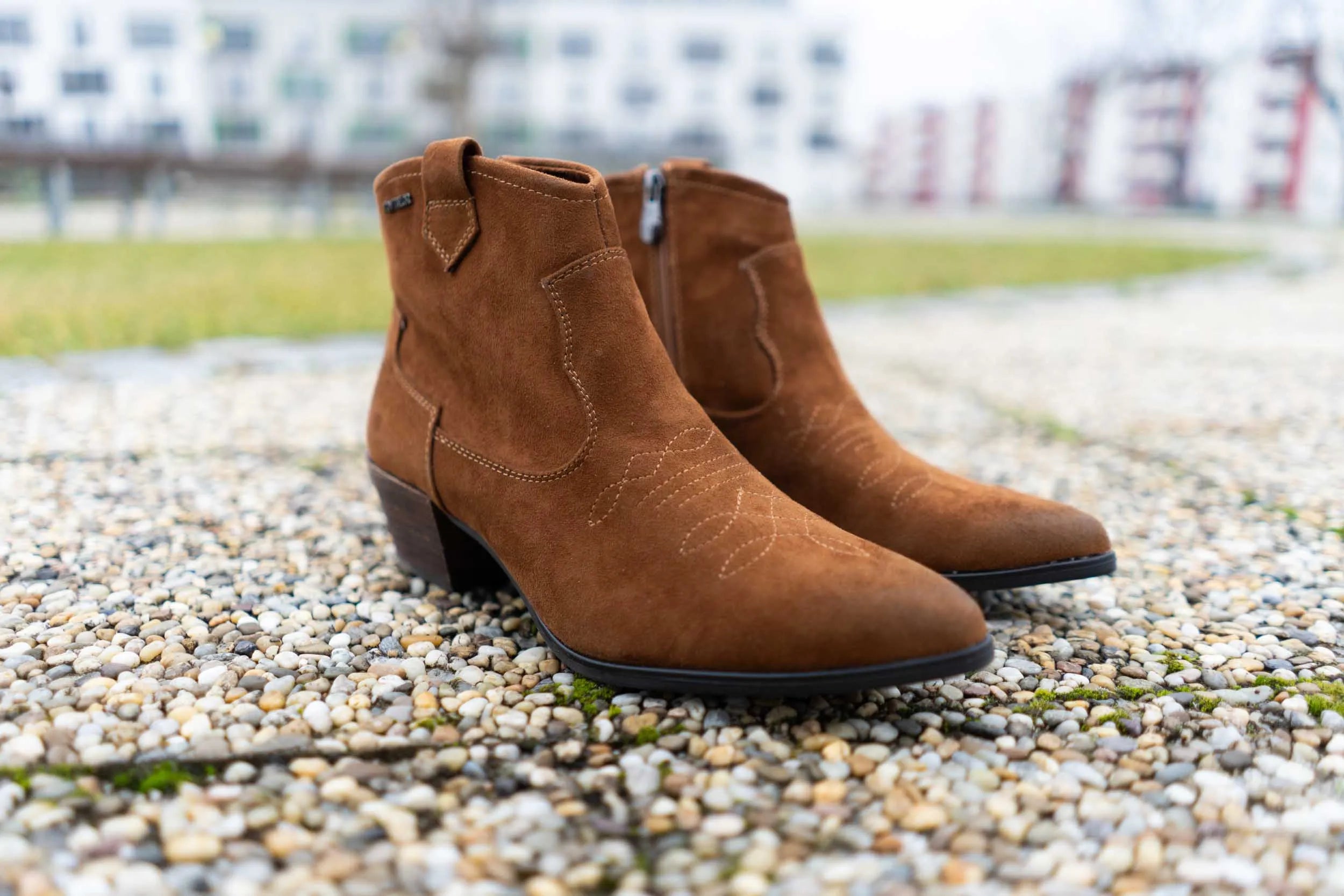 Damskor Tom Tailor Stiefelette Damen Cognac Brun