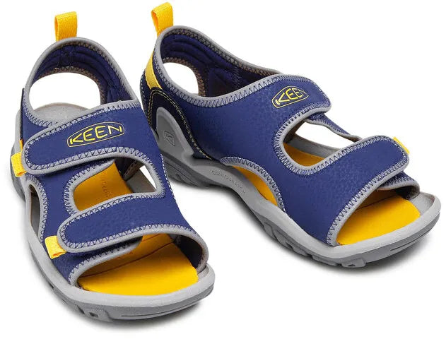 Keen Jr Knotch Creek Ot Blue Depts-žluté Junior Boty Modré