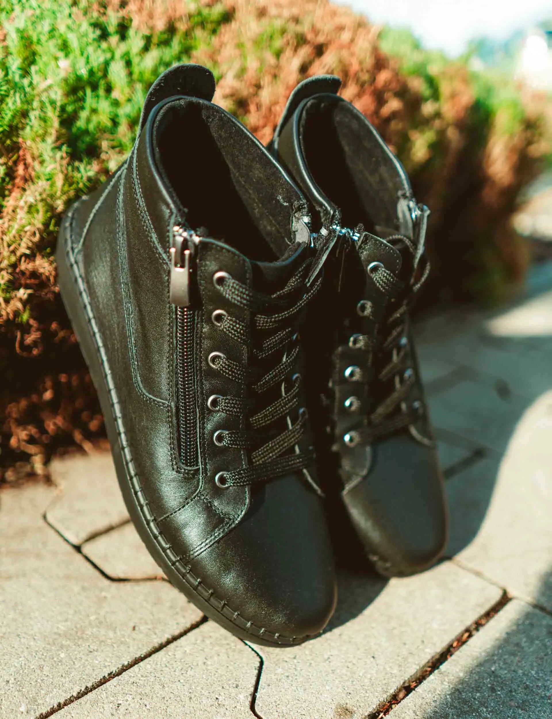 Damen-Lederschuhe Nell 7026 Schwarz