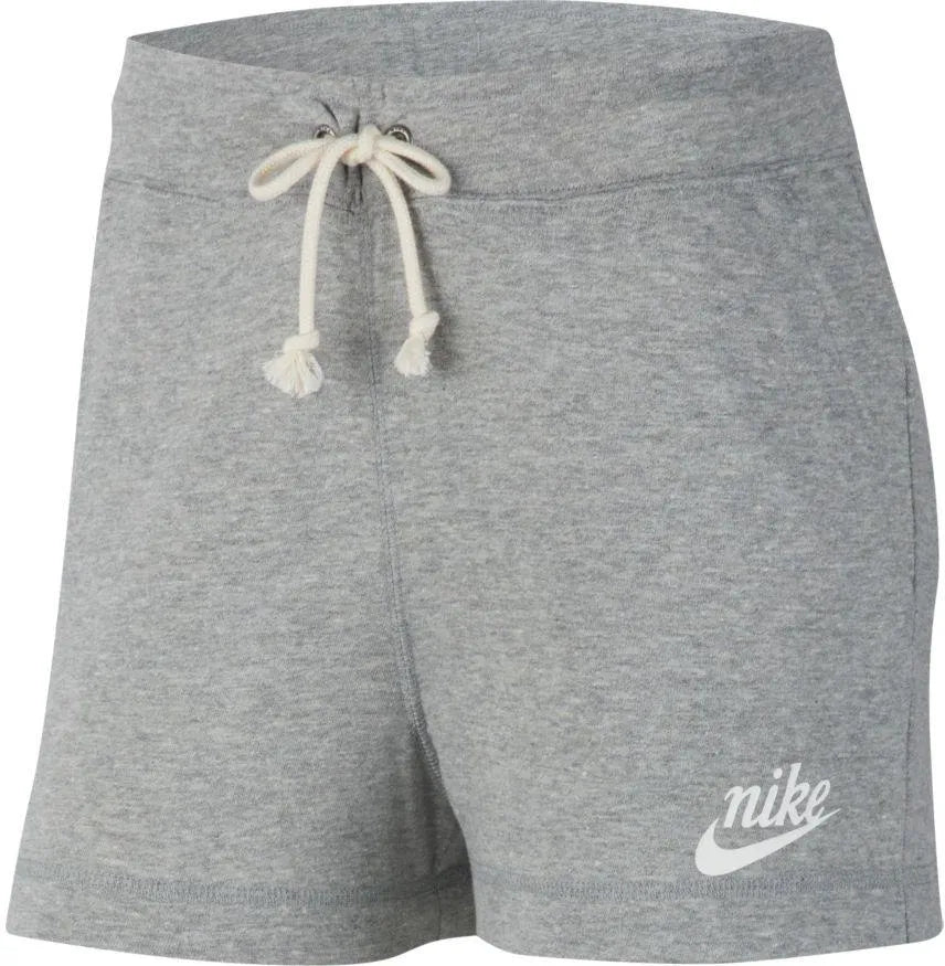 Short femme nike gym vintage short gris l
