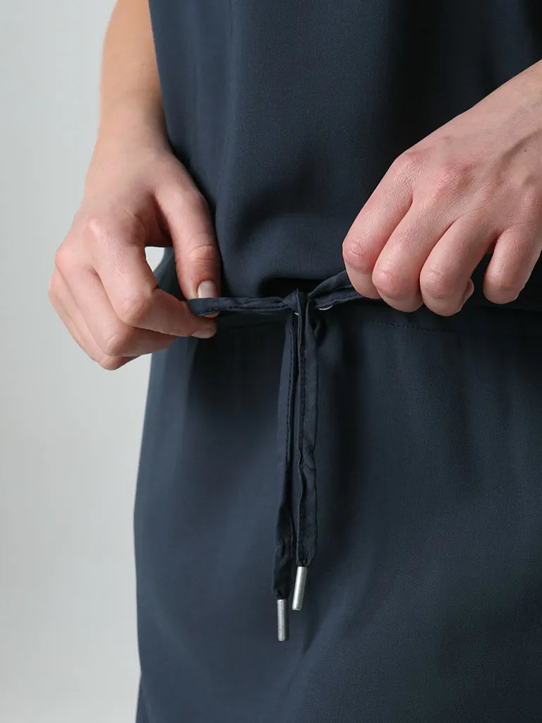 Kvinder kjole sløjfe nyxie blå xs