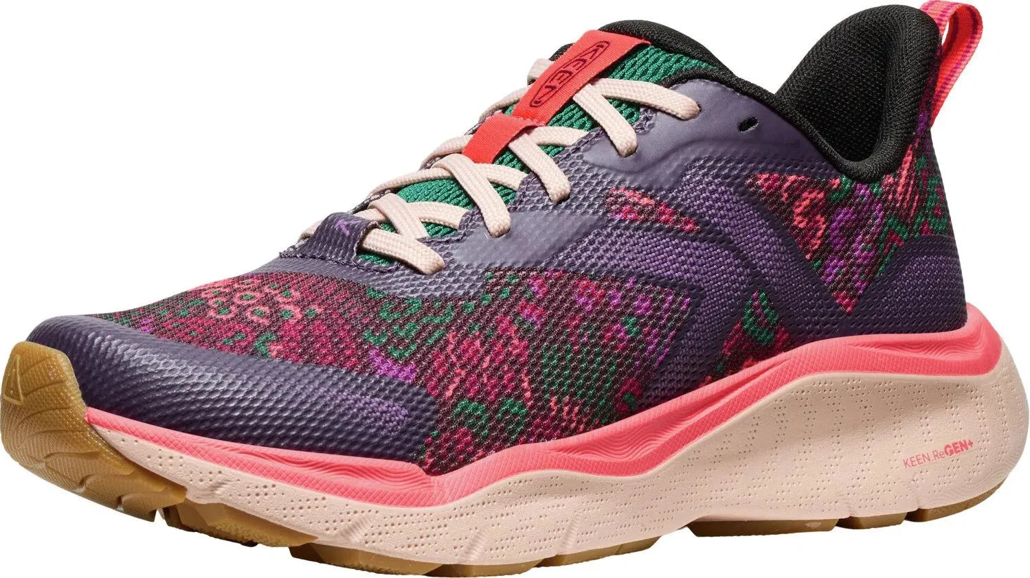 Zapatos de mujer Keen Wmns Leiki Speed Plum Perfect/Floral Purple 35.5