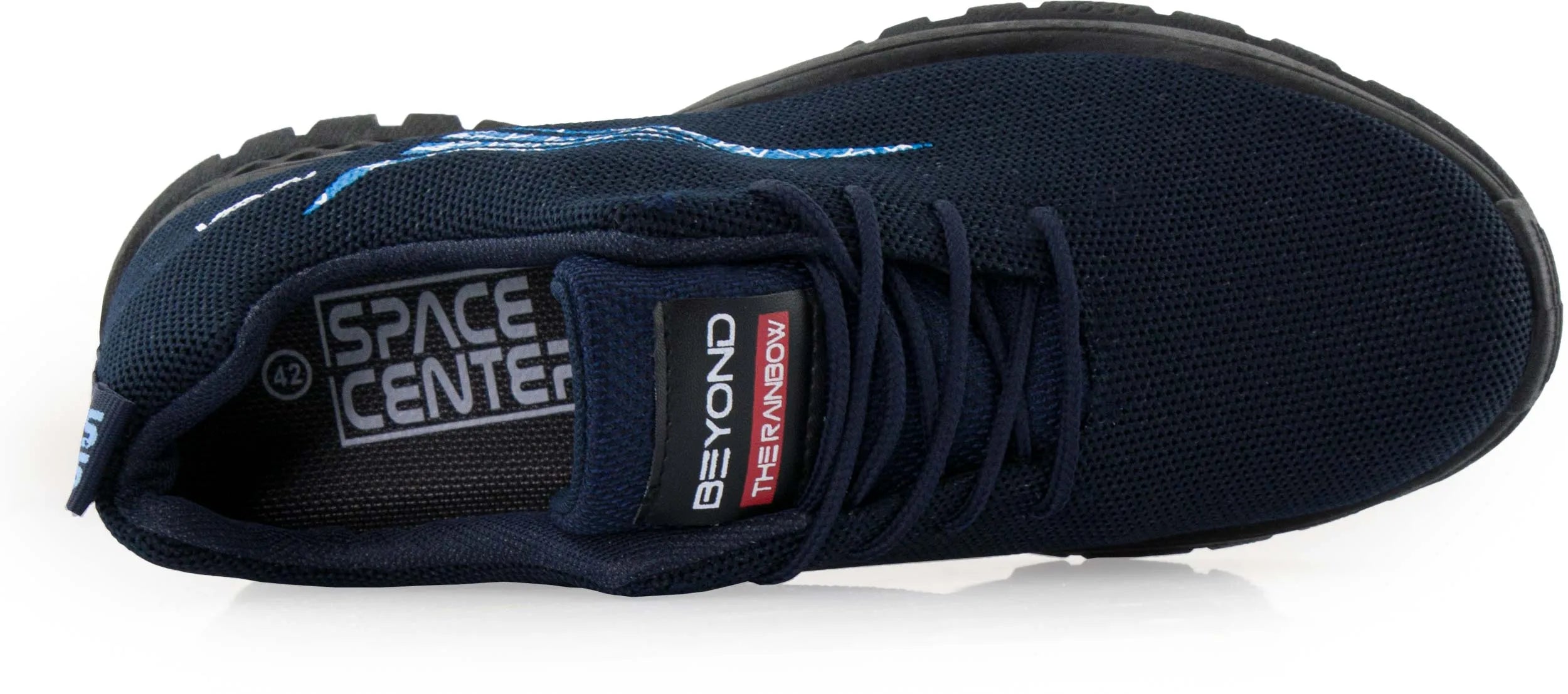 Herenschoenen NASA Heren Beymond The Rainbow Sneaker Zwart/blauw