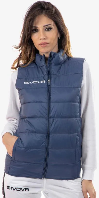 Colete Acolchoado Givova Spagna Azul Marinho