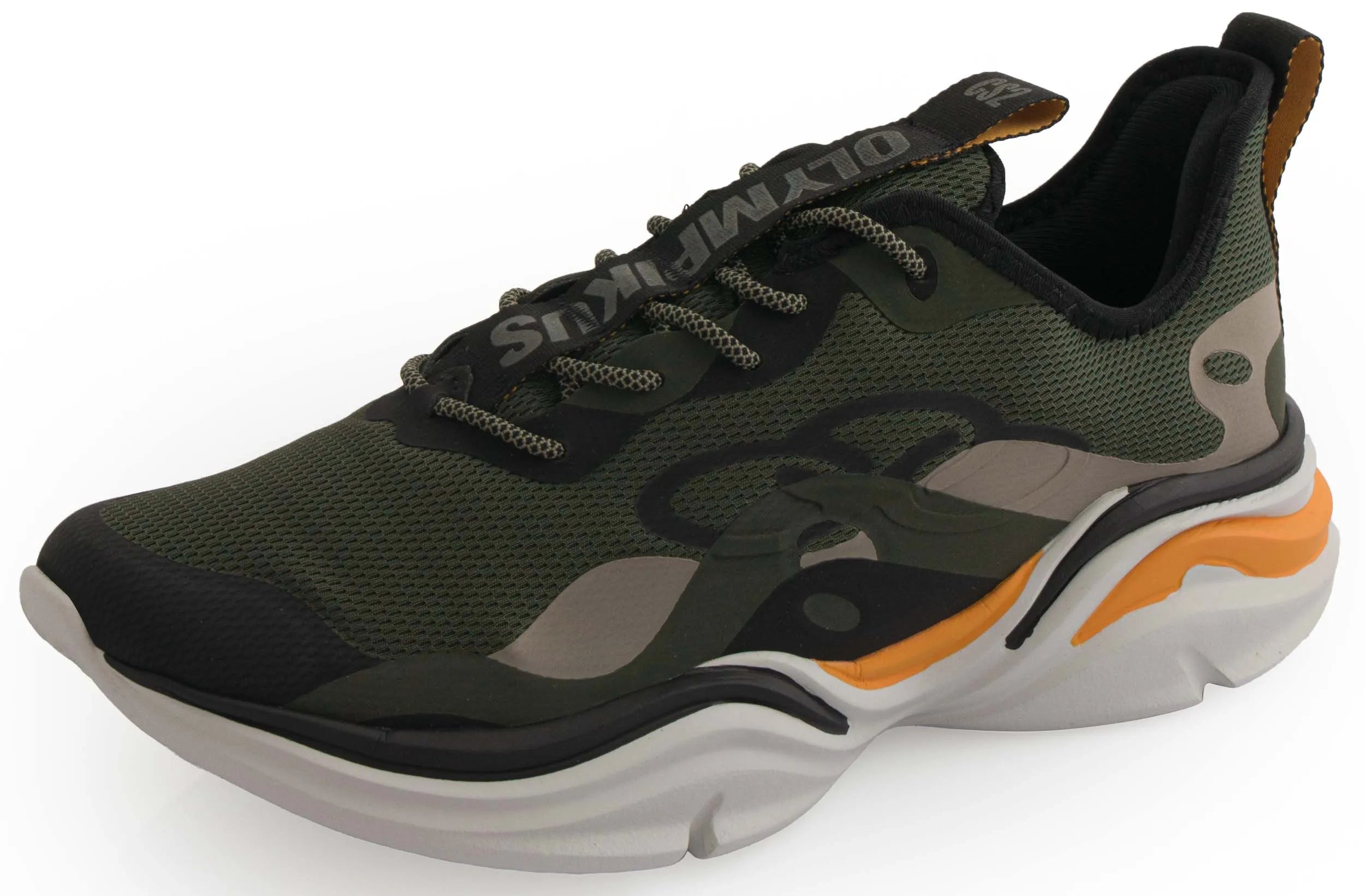 Herrenschuhe Olympikus Cs2 Militar-schwarz Khaki