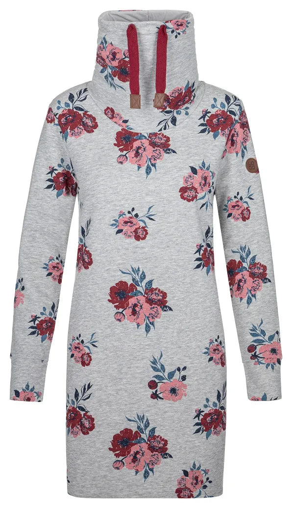 Kvinders sportskjole/sweatshirt sløjfe ebunka grå s