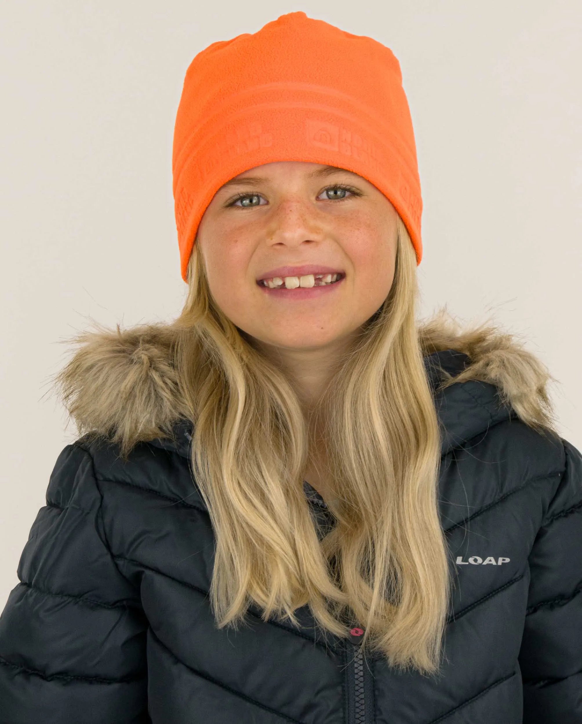 Fleecehatt för barn Nordblanc Orange Jr