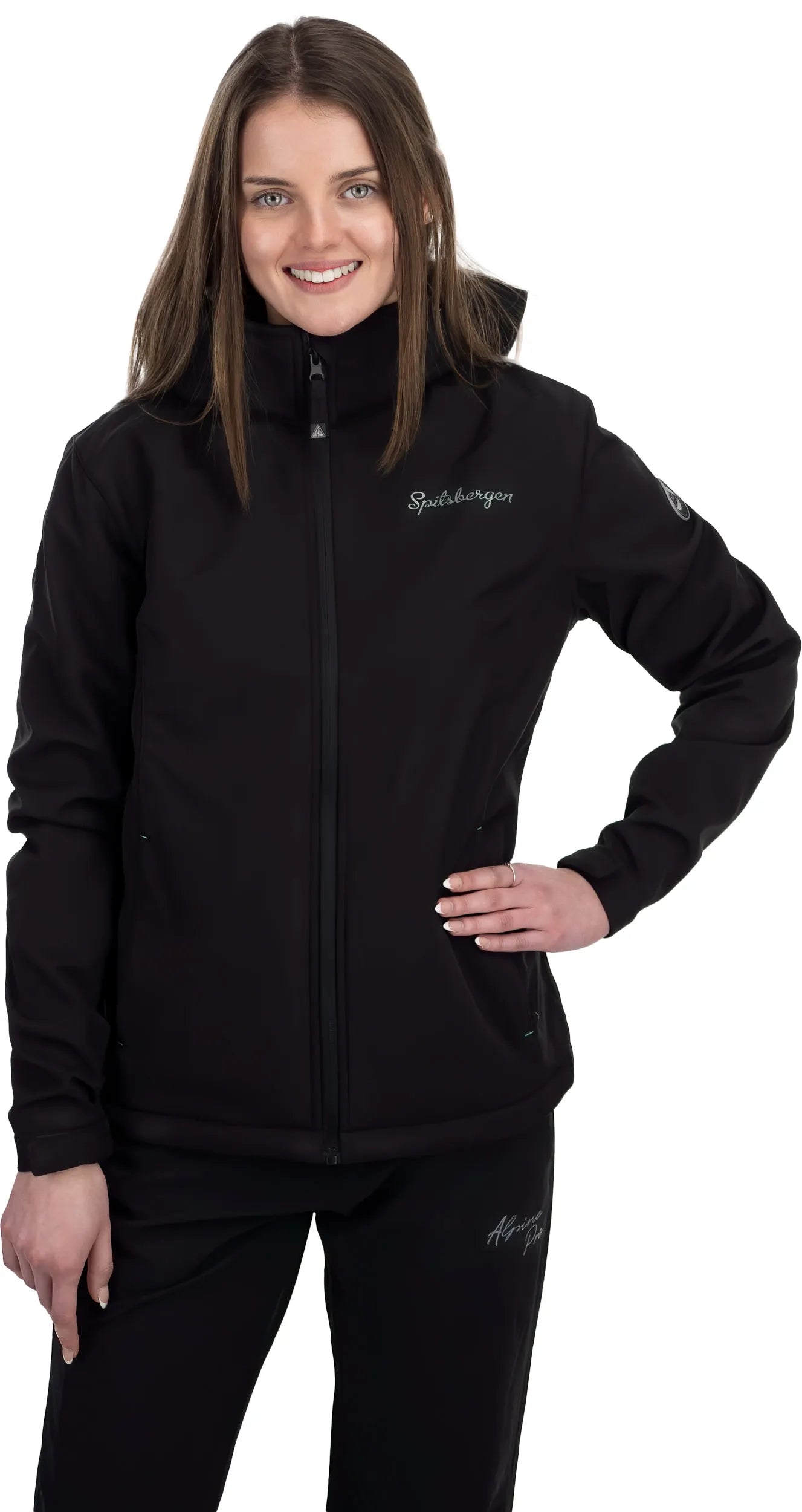 Jaqueta softshell feminina spitsbergen noruega wms jaqueta softshell preta xl