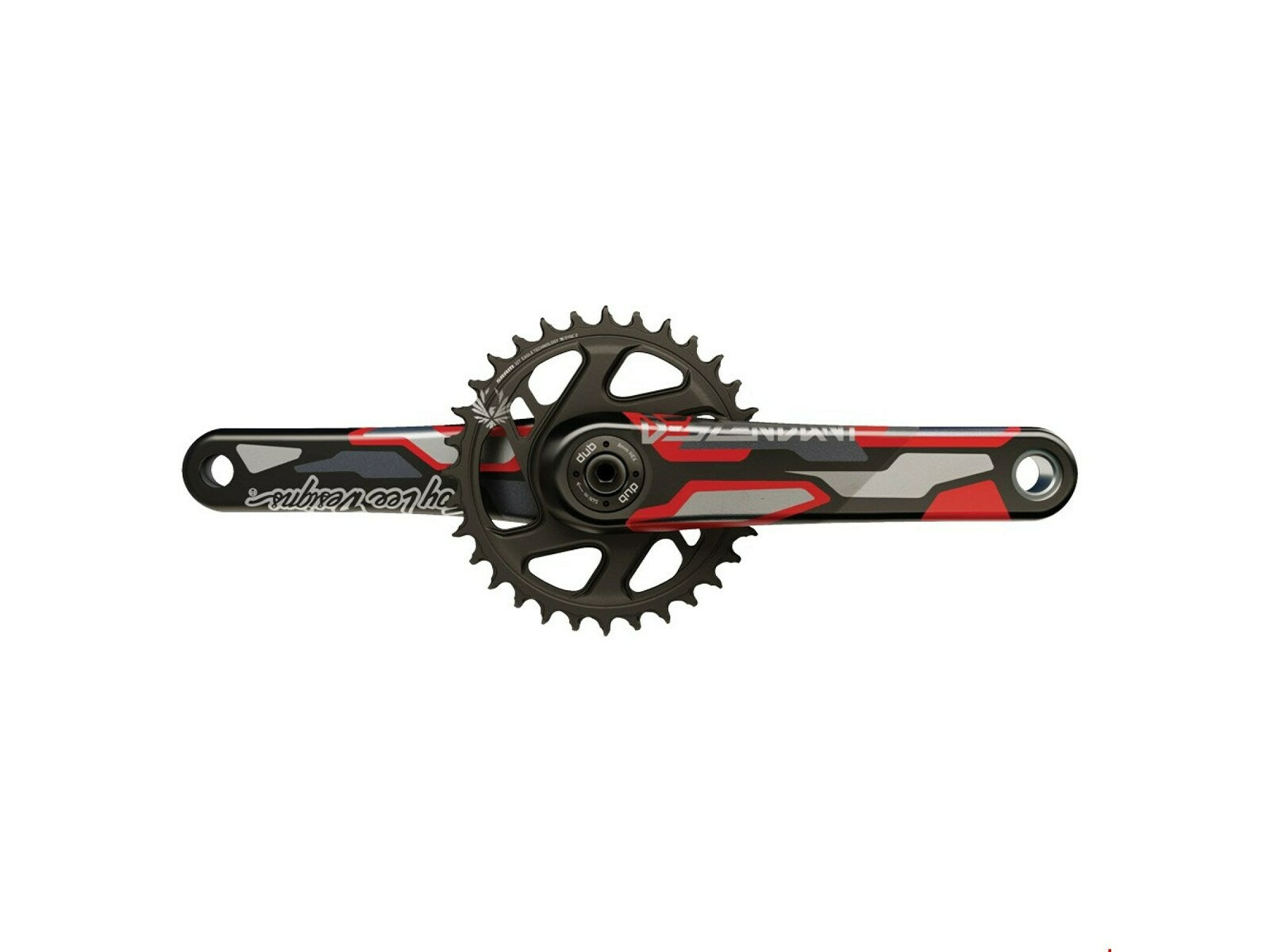 Truvativ Crankset Descendant Eagle Dub Dh Colab Troy Lee Designs Black-red