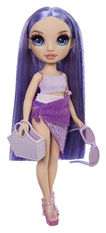 Muñeca de alta costura arcoíris Violeta