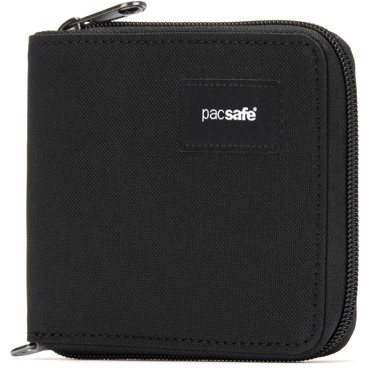 Pacsafe Rfidsafe Zip Around Wallet Jet Black