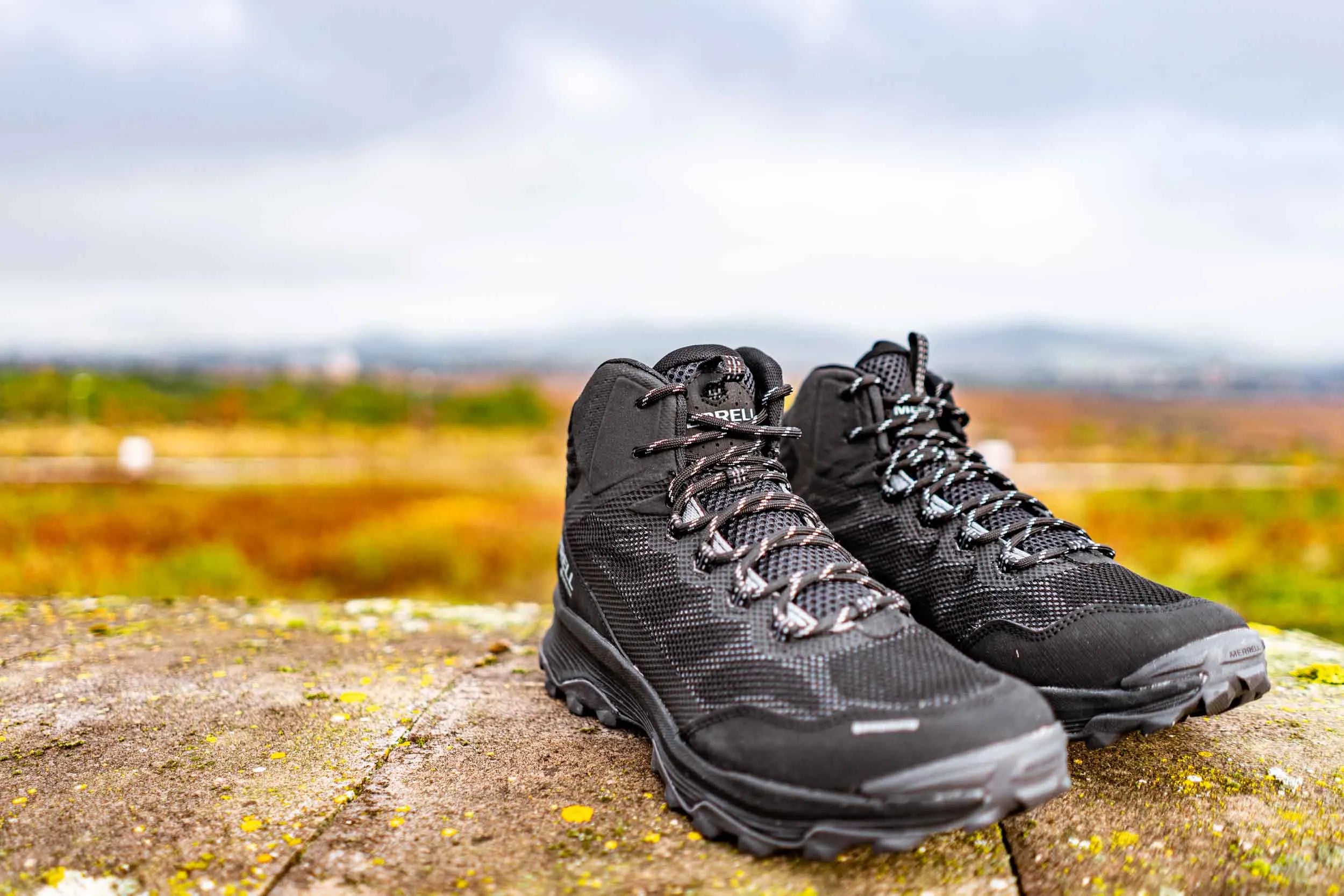 Merrell Speed strike Mid Gtx fekete női szabadtéri cipők fekete