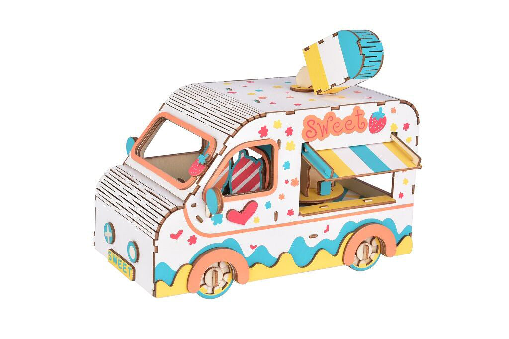 Camion dei gelati 3D in legno Woodcraft