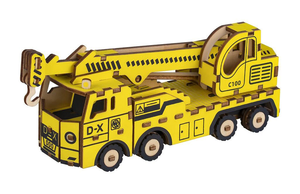 Woodcraft 3d puzzle daru teherautó